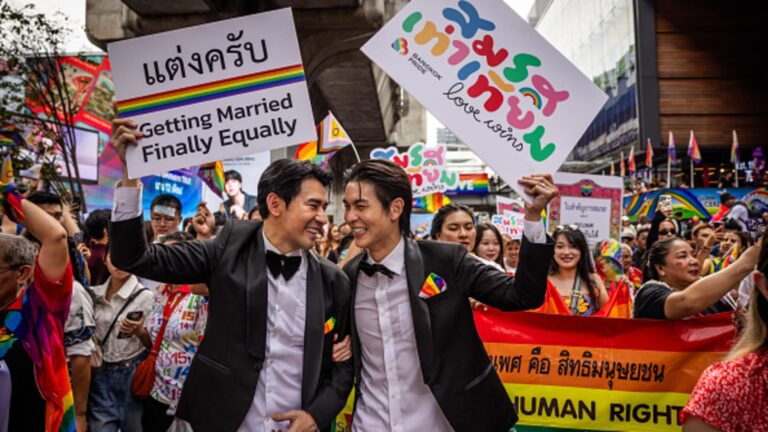 Same-sex marriage in Thailand expected to bring increase in tourists