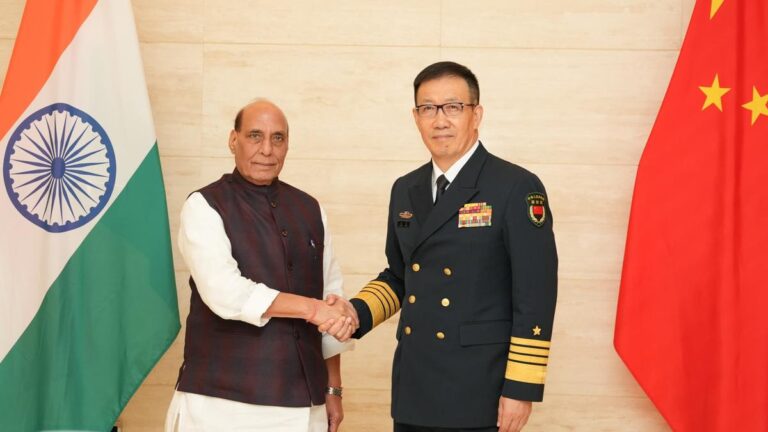 Defence Minister Rajnath Singh holds talks with Chinese counterpart in Laos