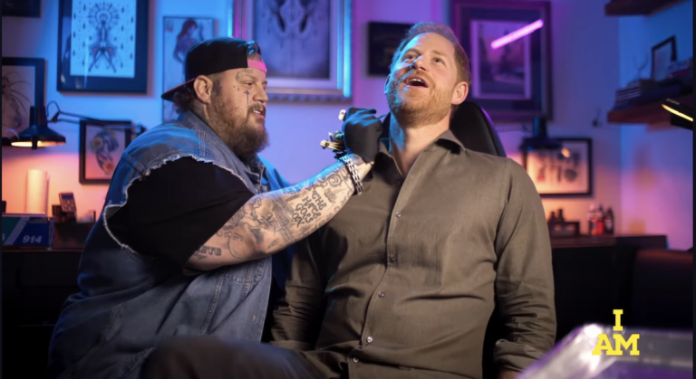 Jelly Roll Gives Prince Harry A Neck Tattoo: Video