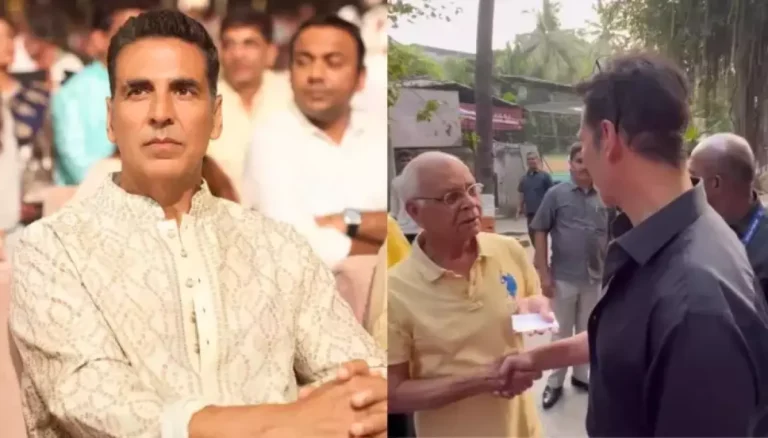 Akshay Kumar Addresses A Senior Citizen’s Concern At Maharashtra Election ’24 Polling Booth