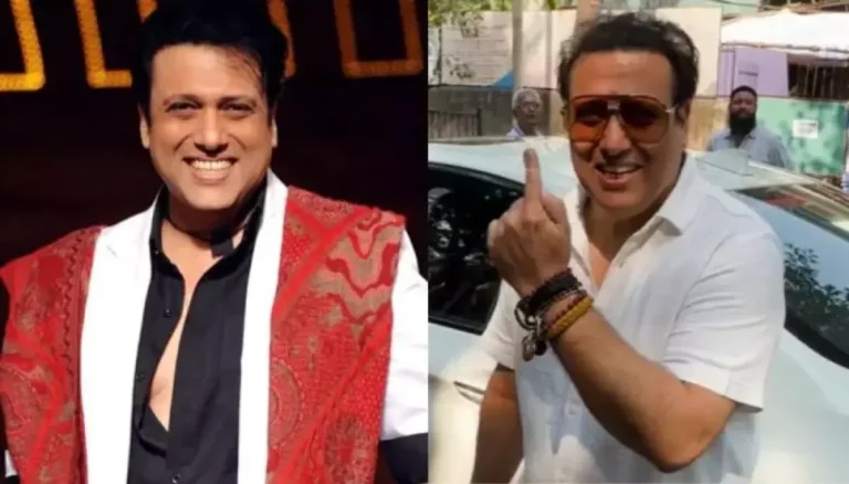 Govinda Limps Into The Polling Booth, Shares Update About His Health, Says, ‘Sab Accha Hai’