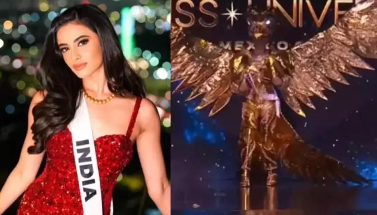 Miss Universe 2024 Fame Rhea Singha Wore ‘Sone Ki Chidiya’ Outfit In The National Costume Round