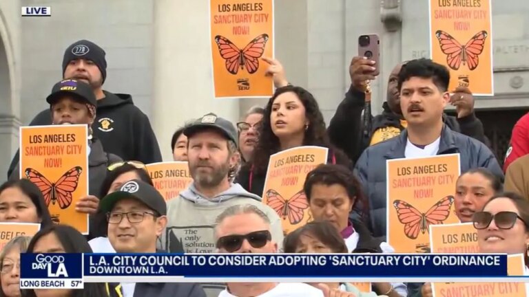 Los Angeles votes on sanctuary city ordinance