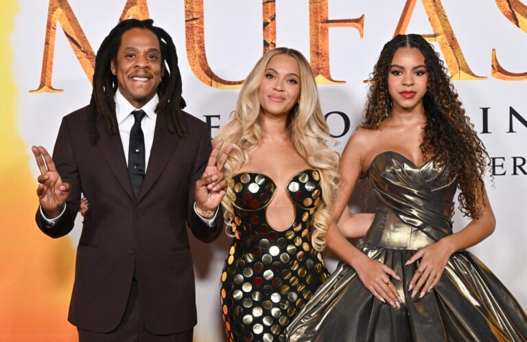 Jay Z Supports Blue Ivy at Movie Premiere Amid Rape Allegations